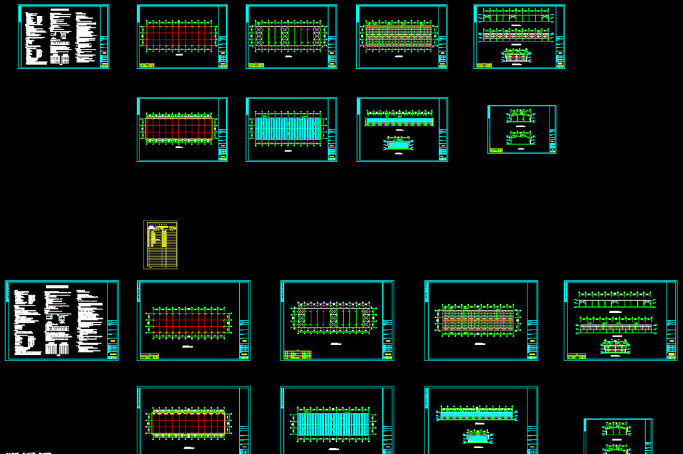 兴化钢结构厂房图纸