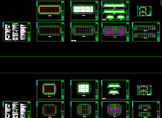 兴化钢结构厂房图纸