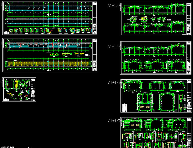 兴化钢结构厂房图纸