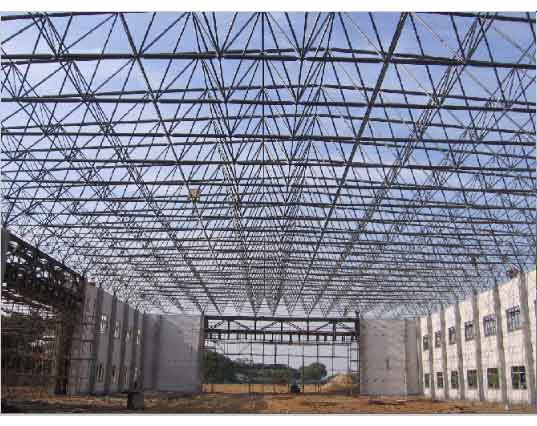 兴化湖南长沙5712飞机库网架工程