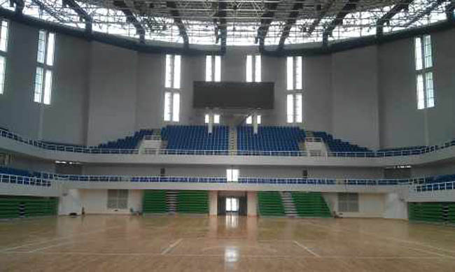 兴化体育场看台网架工程