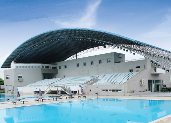 兴化游泳馆网架